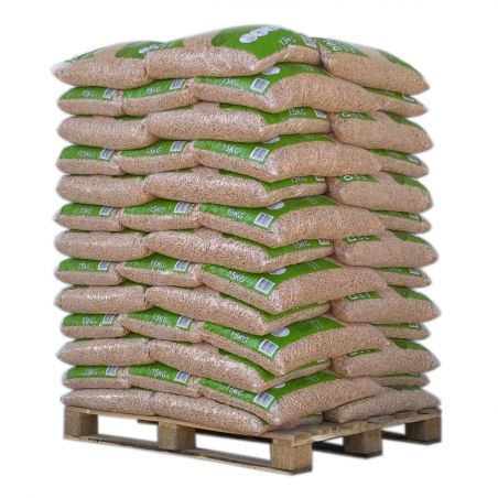 Pellet Din Pellets - Palette De 65 Sacs De 15 Kg