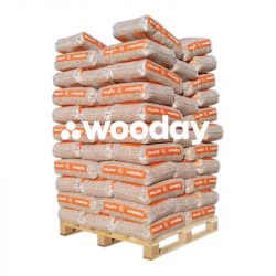 Pellet Wooday - Palette de 65 sacs de 15 kg