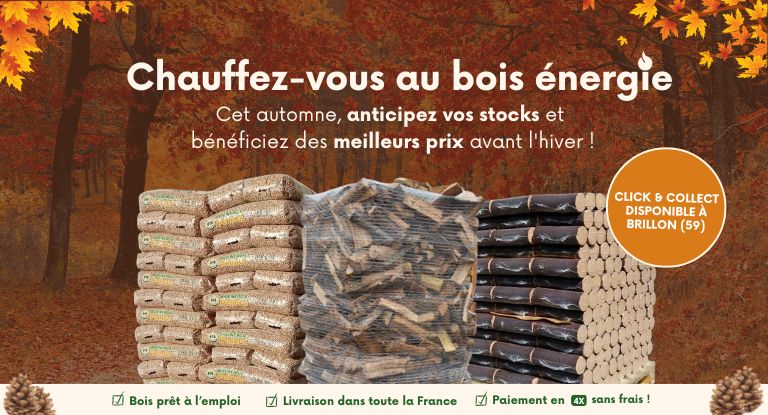 Chauffez-vous au bois énergie avec Bois Energie Nord. Trouvez vos granulés de bois, bois de chauffage et bois densifié aux meilleurs prix et faites vous livrer à domicile ! 